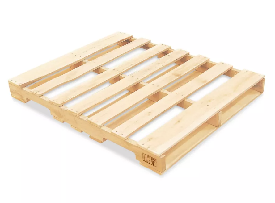 Wooden stringer pallet